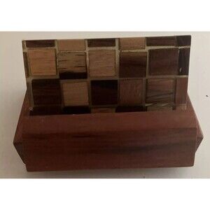 Vintage Costa Rican Business Card Display Box